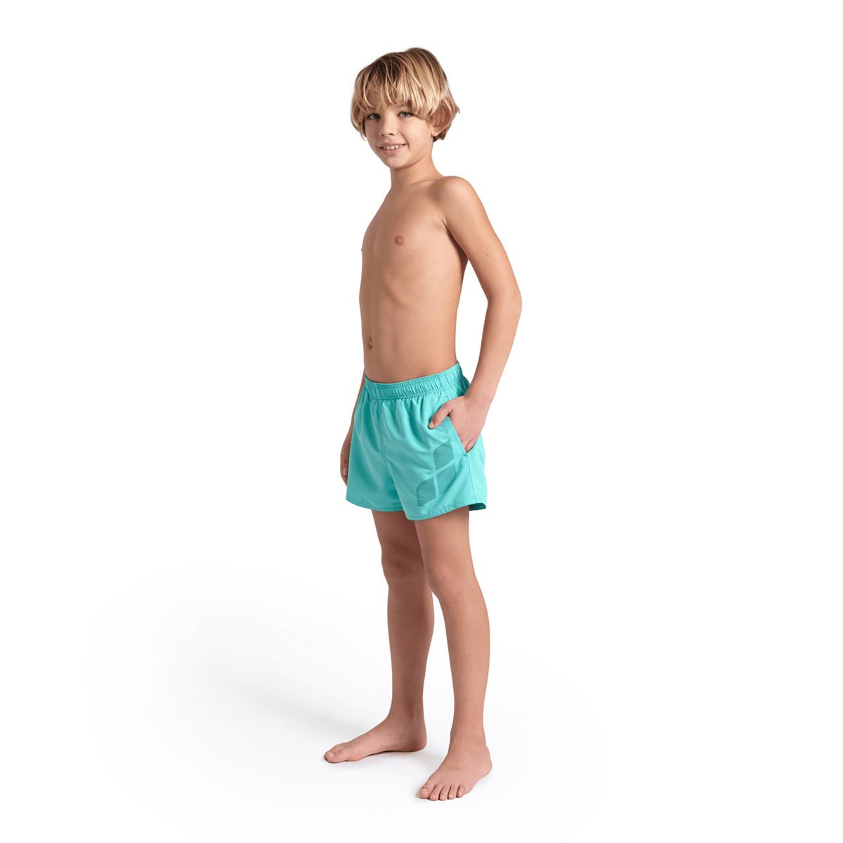 Short de plage arena Logo R pour garçon water-navy, ARENA