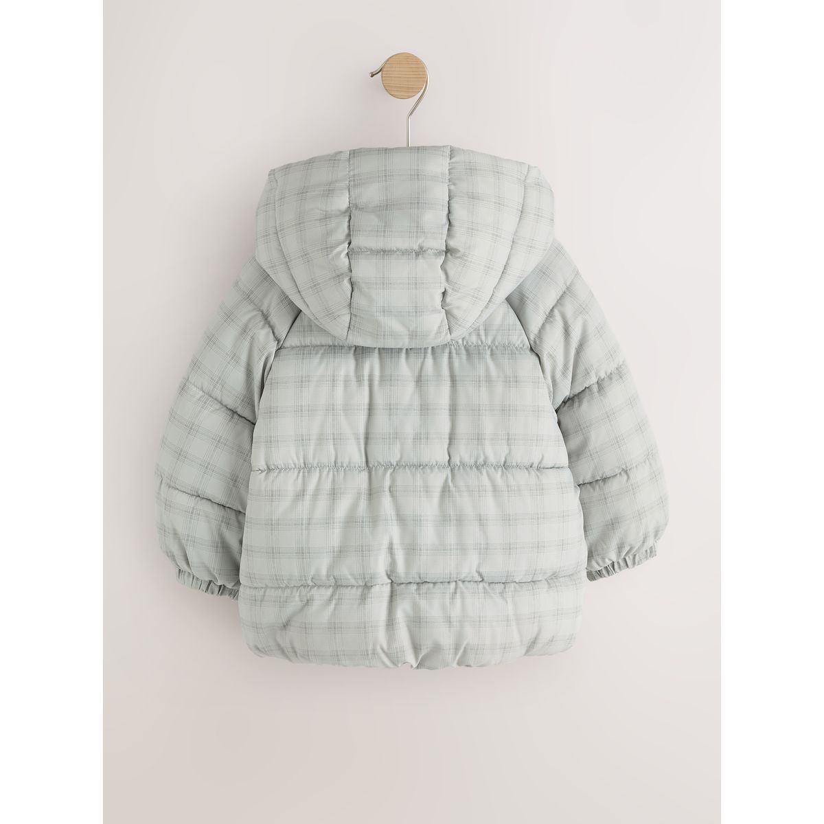 Manteau matelassé carreaux neutres, NEXT