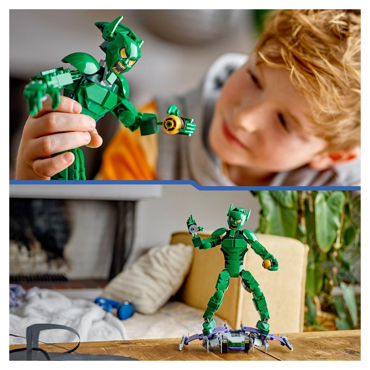 LEGO Marvel - Figurine du Bouffon Vert à construire - 76284 pour les jeunes super-héros multicolore, LEGO