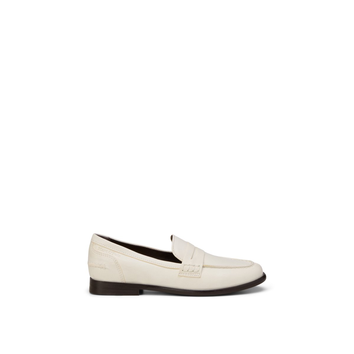 Penny-Loafer modèle Fiona en cuir de chèvre naturel nature, MARC O'POLO