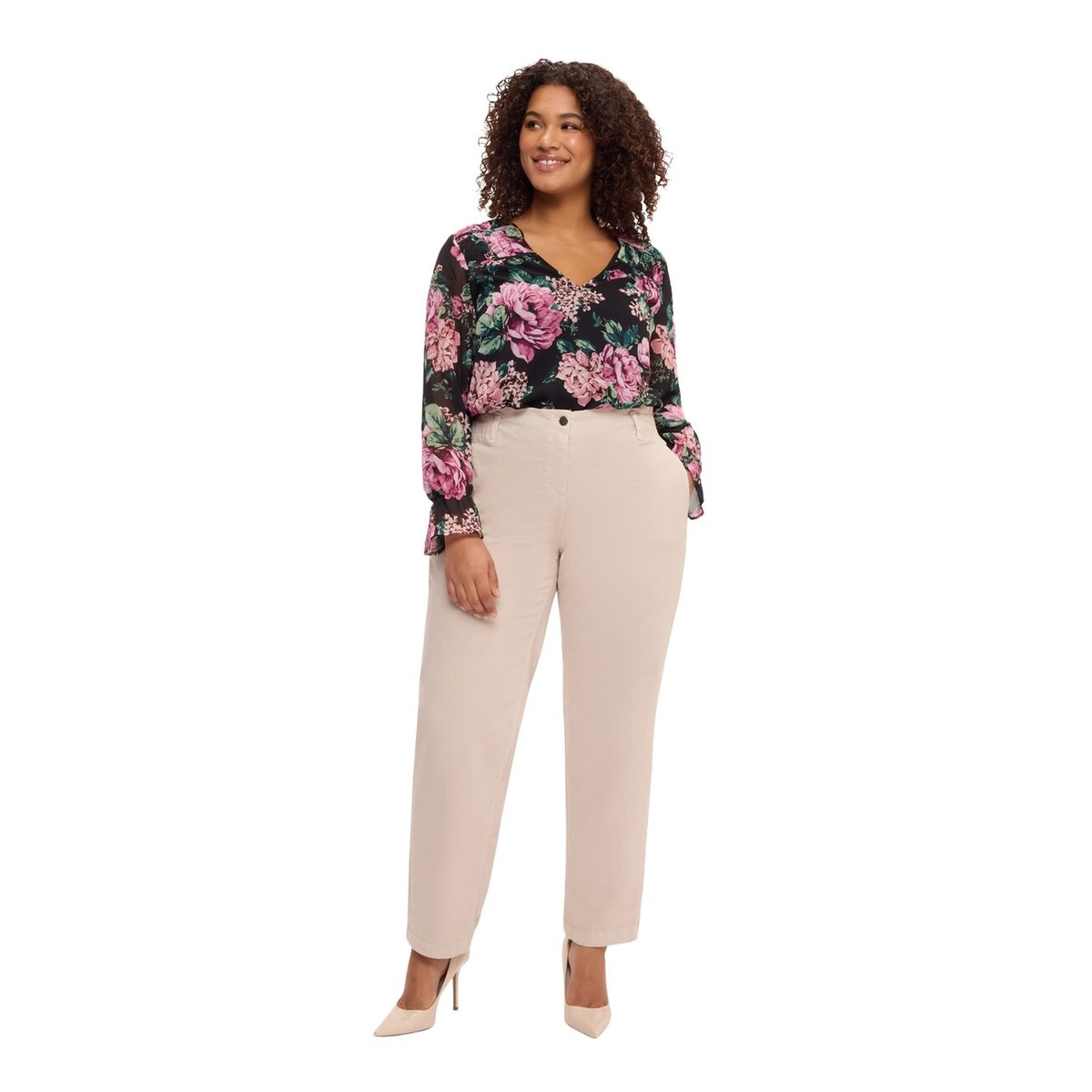 Pantalon Balloon beige, FIORELLA RUBINO