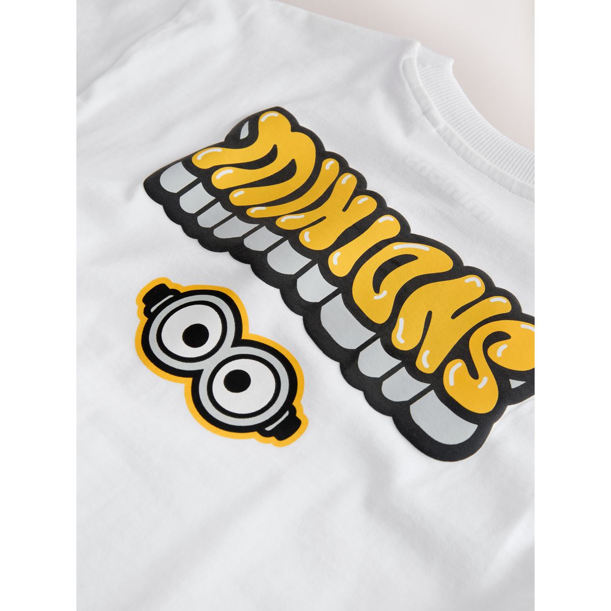 T-shirt minions impression blanche au dos, NEXT