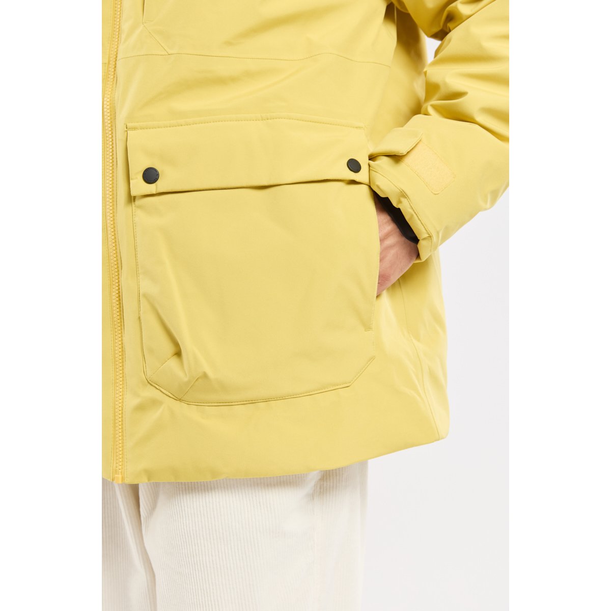 Parka courte en polyester recyclé HARDWOOD ambre, BERMUDES