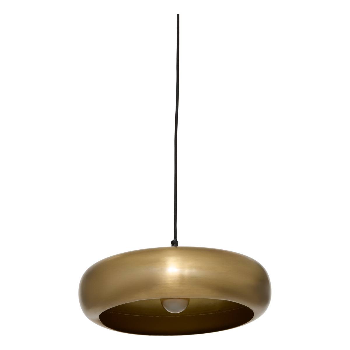 Suspension ronde en acier GENA doré, ATMOSPHERA
