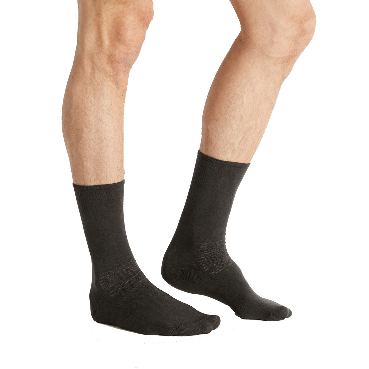 Mi-chaussettes X-Static, lot de 2 paire noir, DAXON