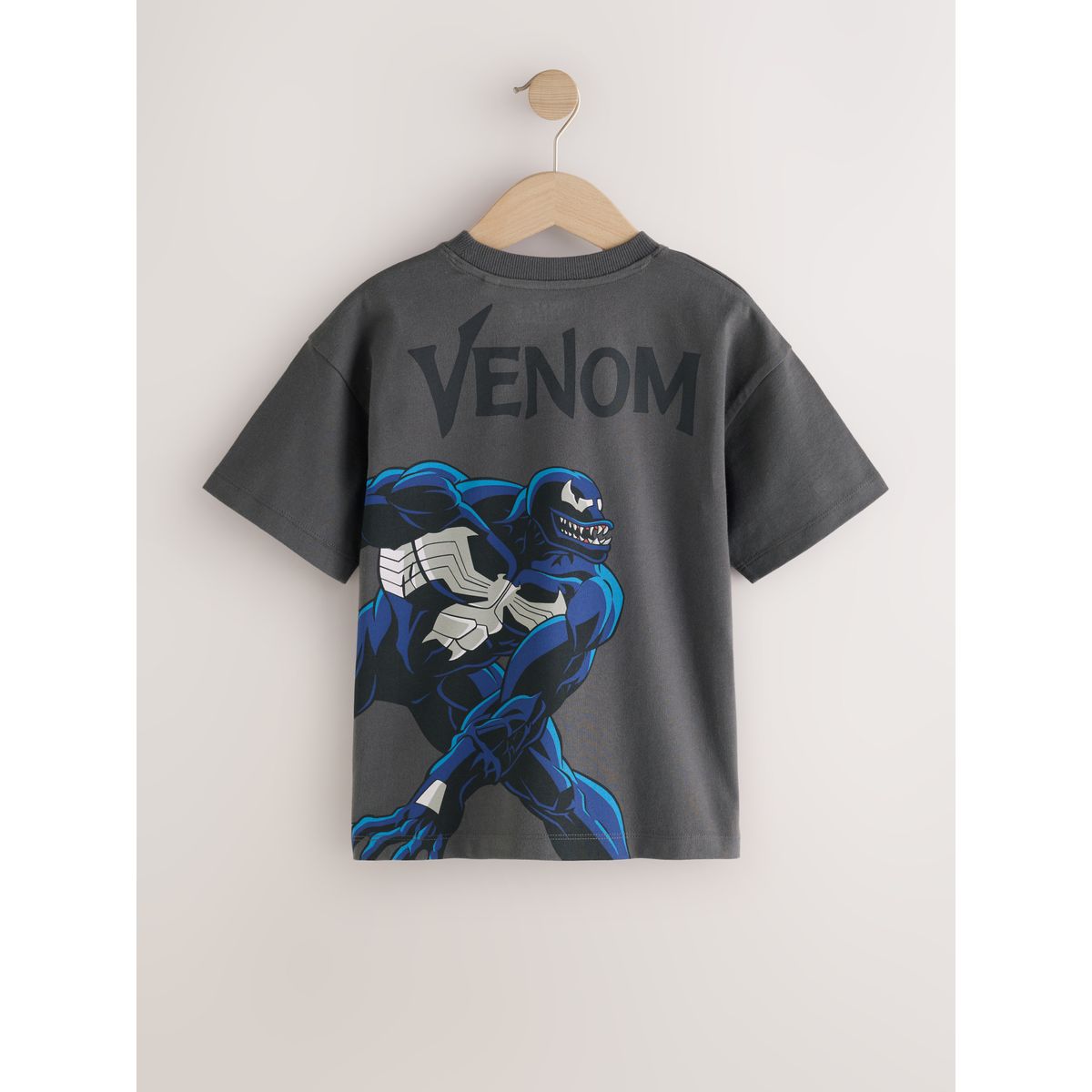 T-shirt marvel impression arrière grey venom, NEXT