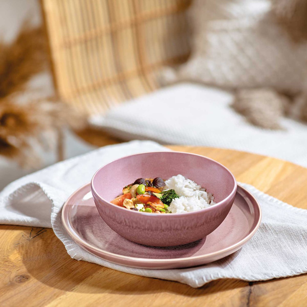 Assiette PERLEMOR rose pâle, LIKE. BY VILLEROY & BOCH