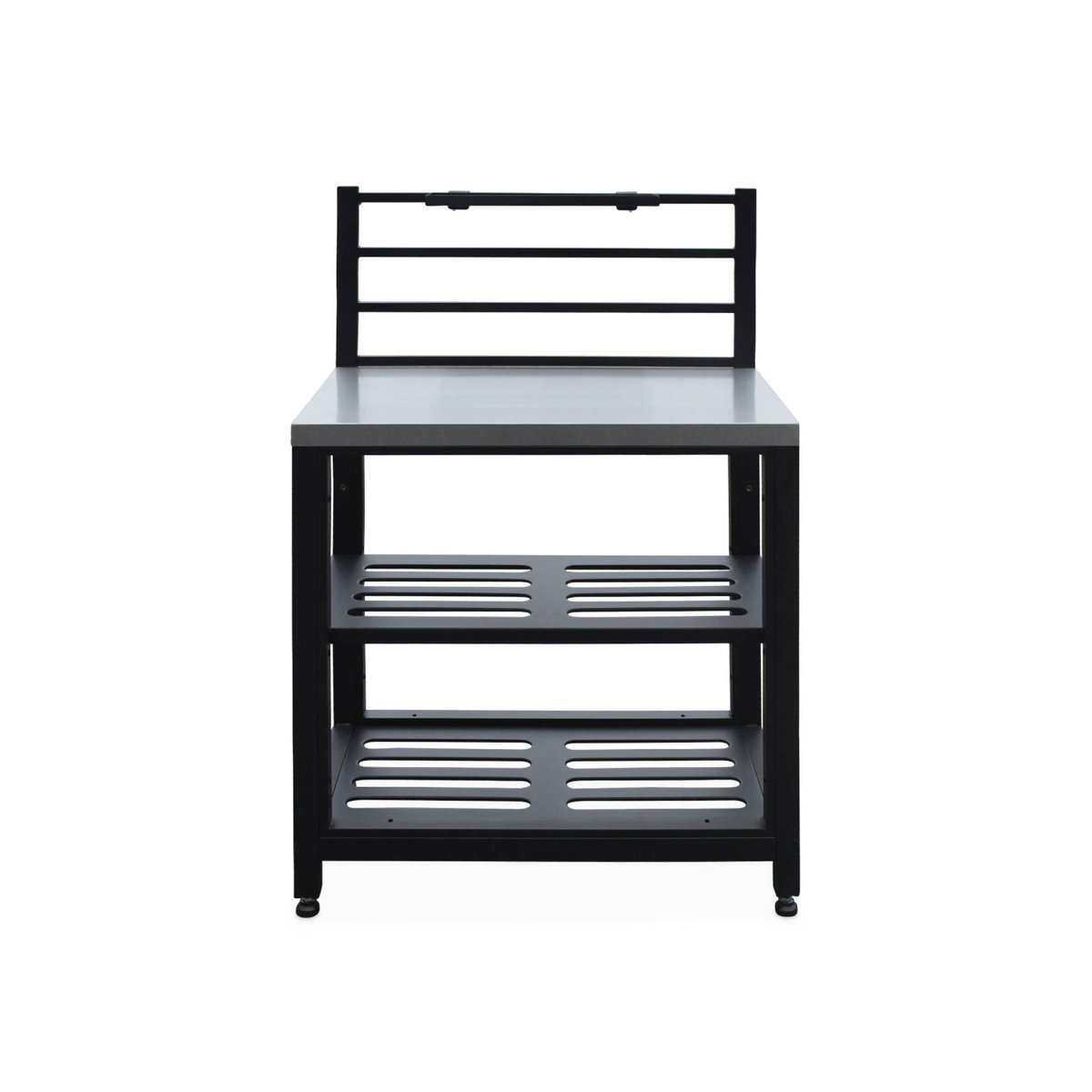 Cuisine extérieure 5 modules acier inoxydable avec barbecue gaz 4 brûleurs GRIMAUD 5 MODULES + BARBECUE GAZ noir, SWEEEK