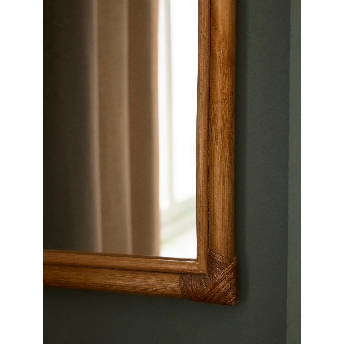 Miroir en rotin Céleste bois naturel, CYRILLUS