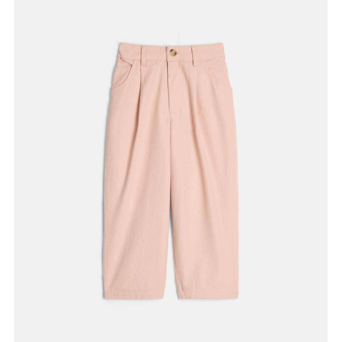 Pantalon droit tabubble twi coton bio rose, CADET ROUSSELLE