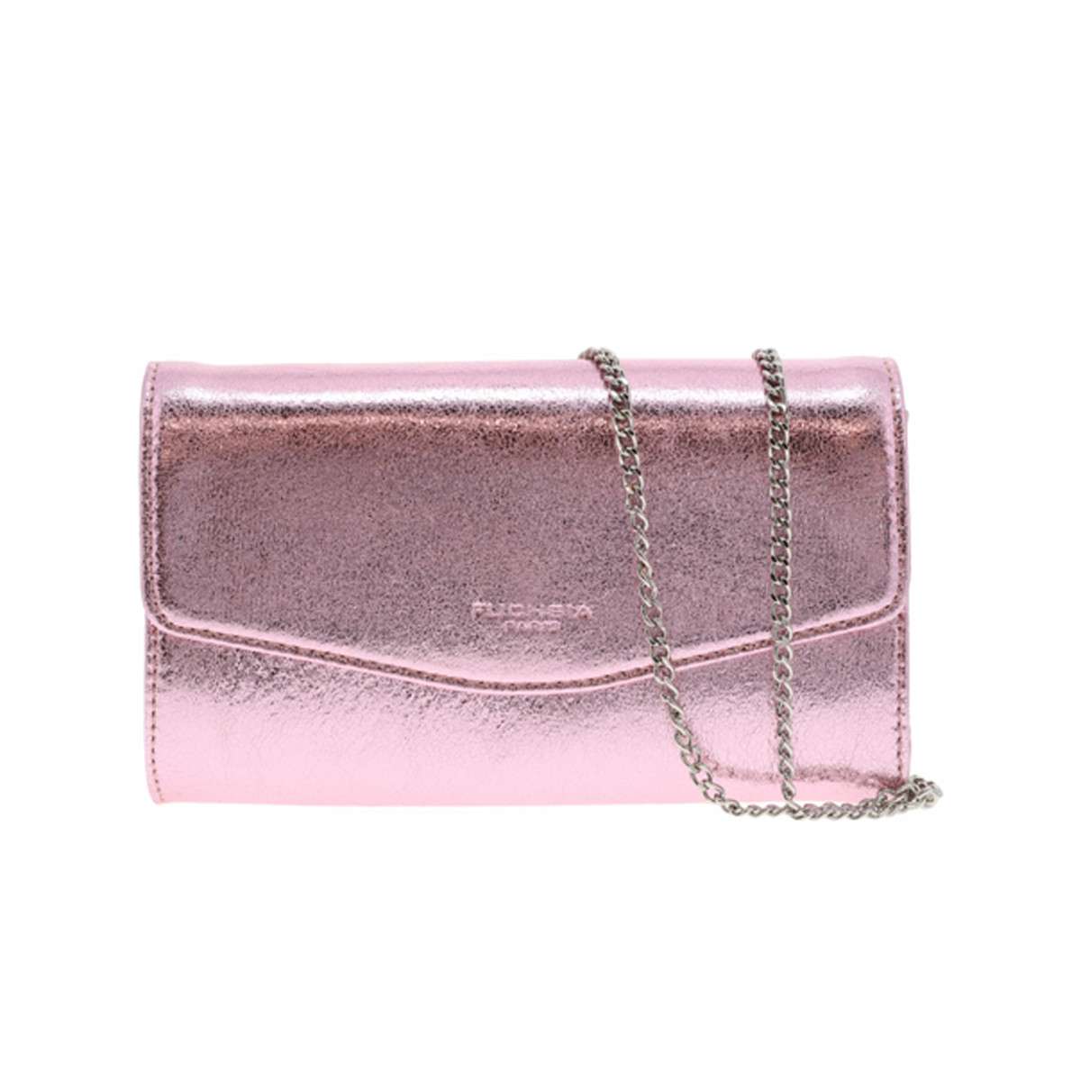Sac à bandoulière rose, FUCHSIA