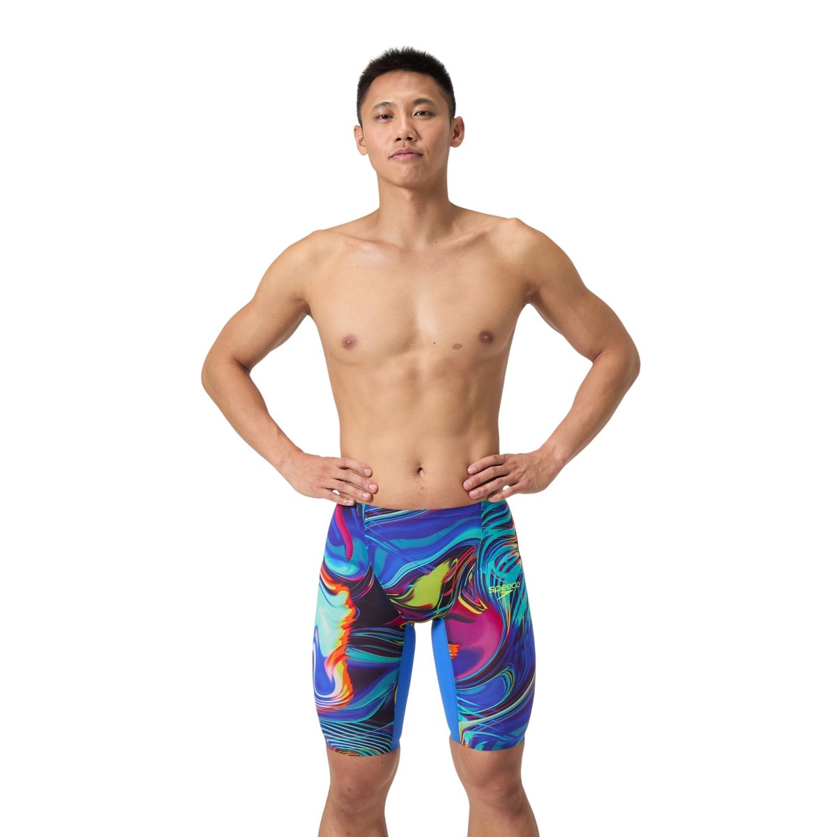 Jammer de natation à taille haute motif/style psychédélique FASTSKIN LZR PURE VALOR multicolore, SPEEDO