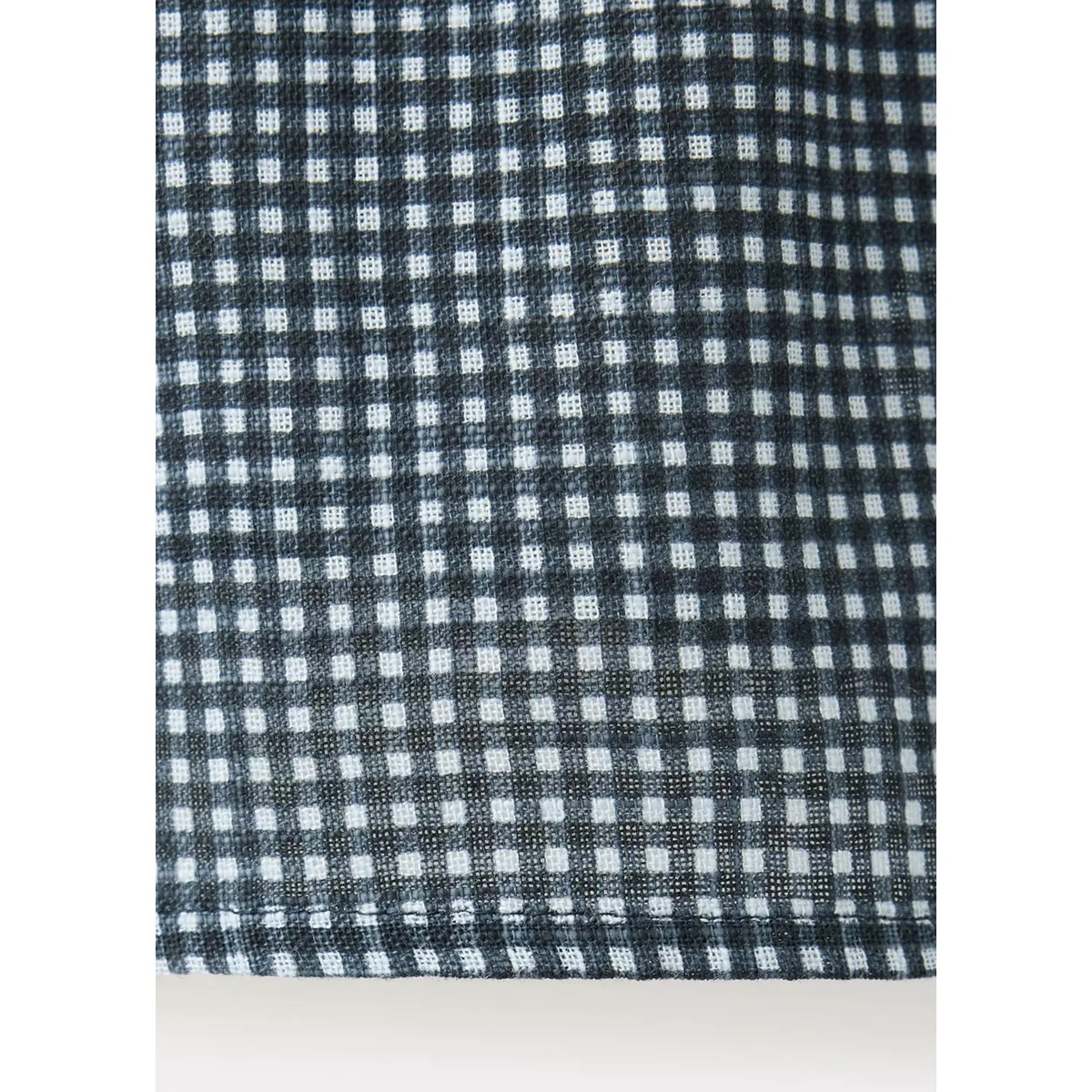 Chemise à carreaux en coton bleu pétrole, MANGO BABY