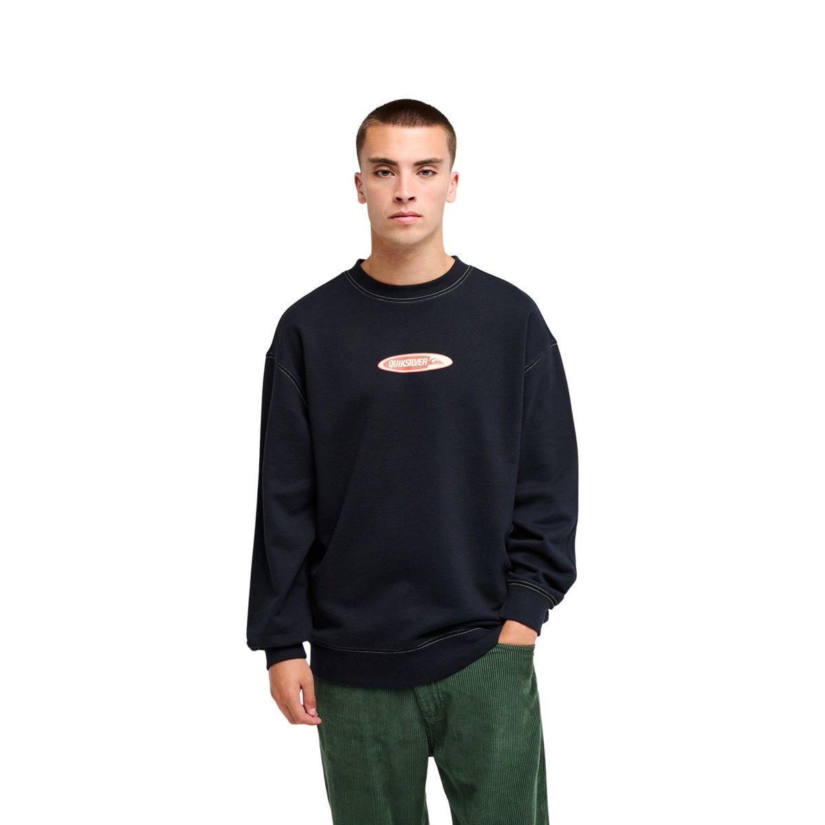 Sweat DISK noir black, QUIKSILVER