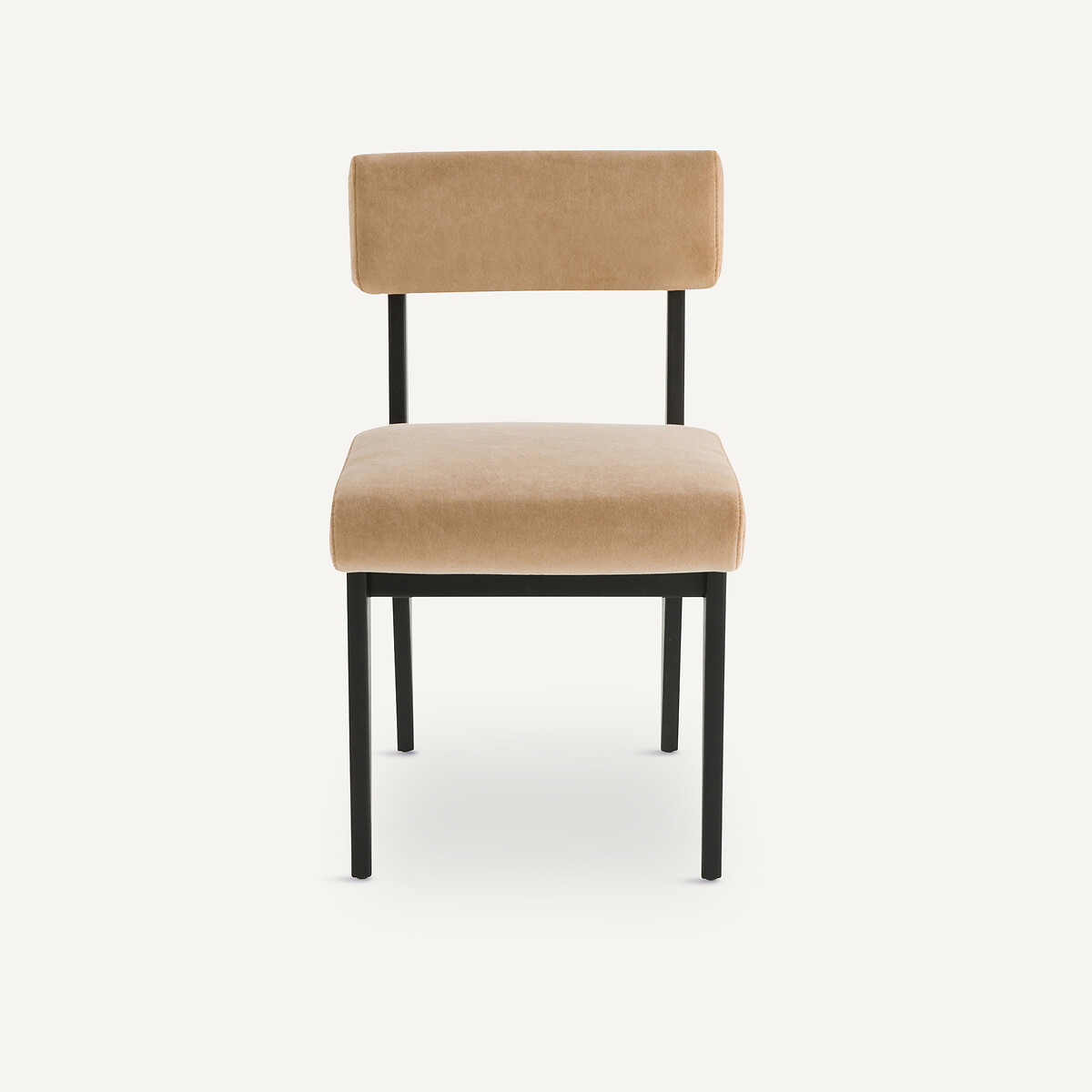 Chaise hêtre et velours, Izag cappuccino, AM.PM