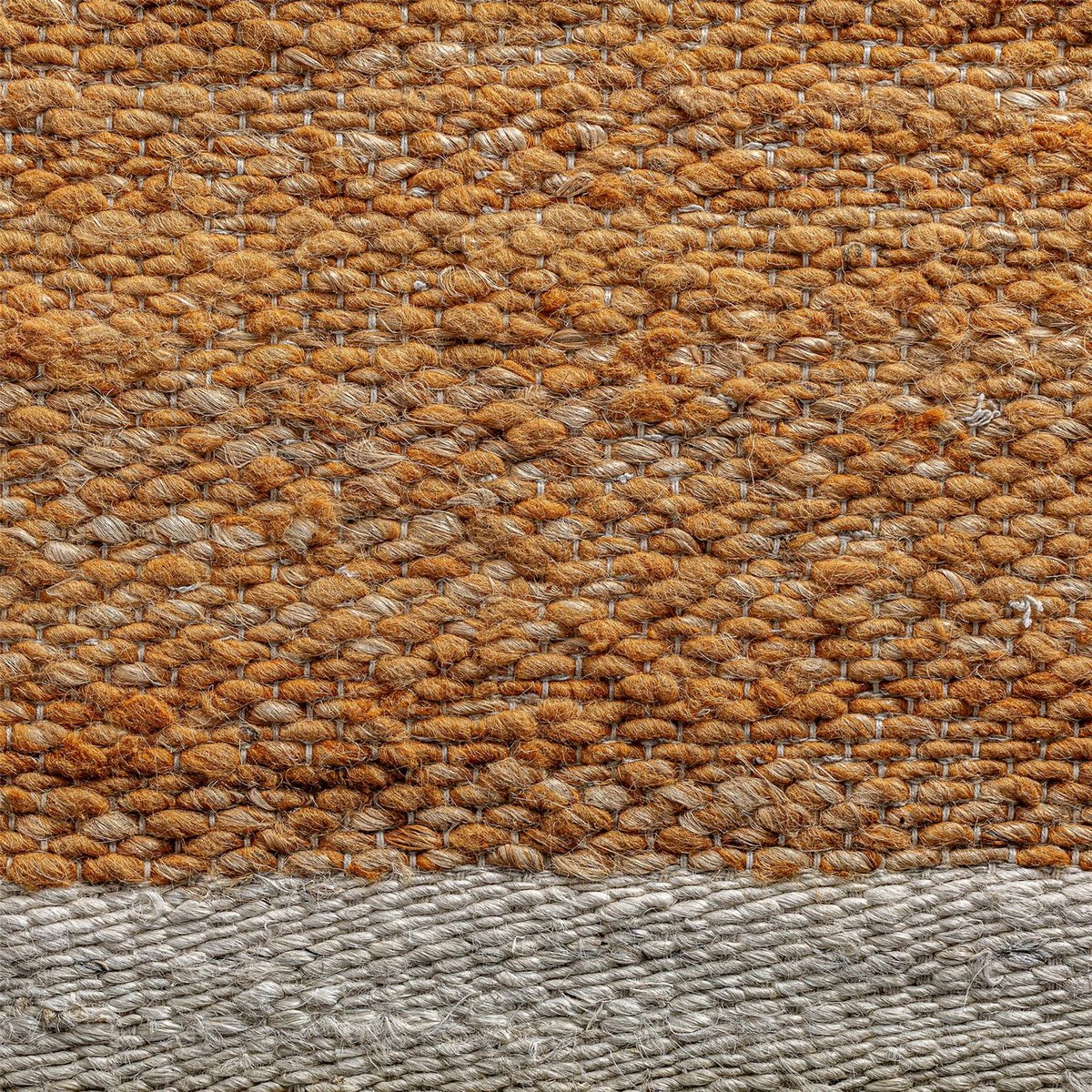 Tapis rectangulaire en jute style classique marron naturel jute clair, RECOLLECTION