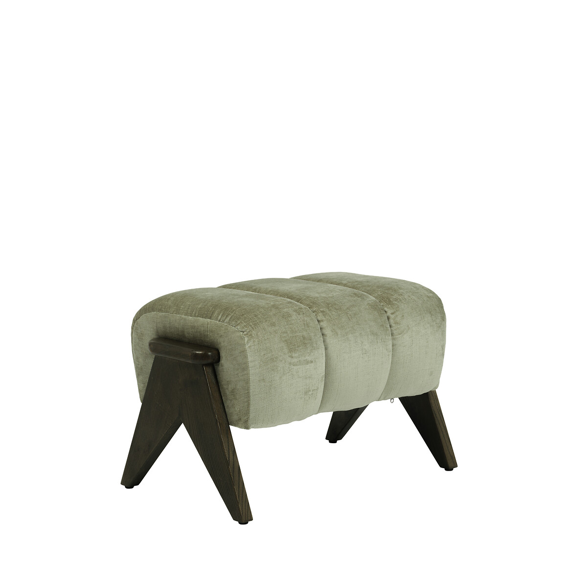 Holden Velvet Chenille Foot Stool sage, ÉDITÉ