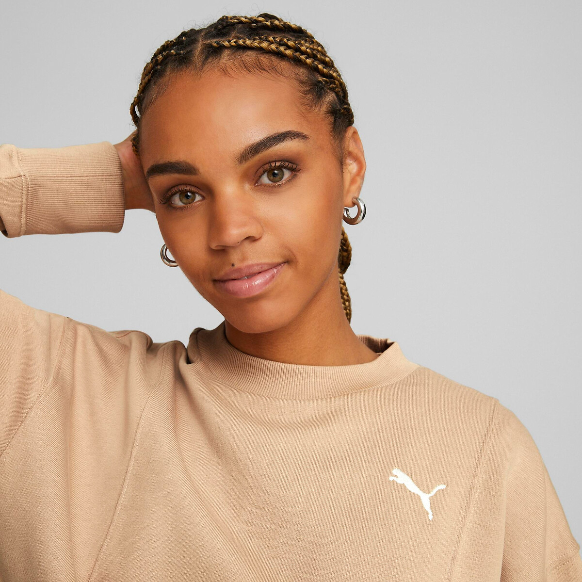 Sweat Her Hoodie beige, PUMA