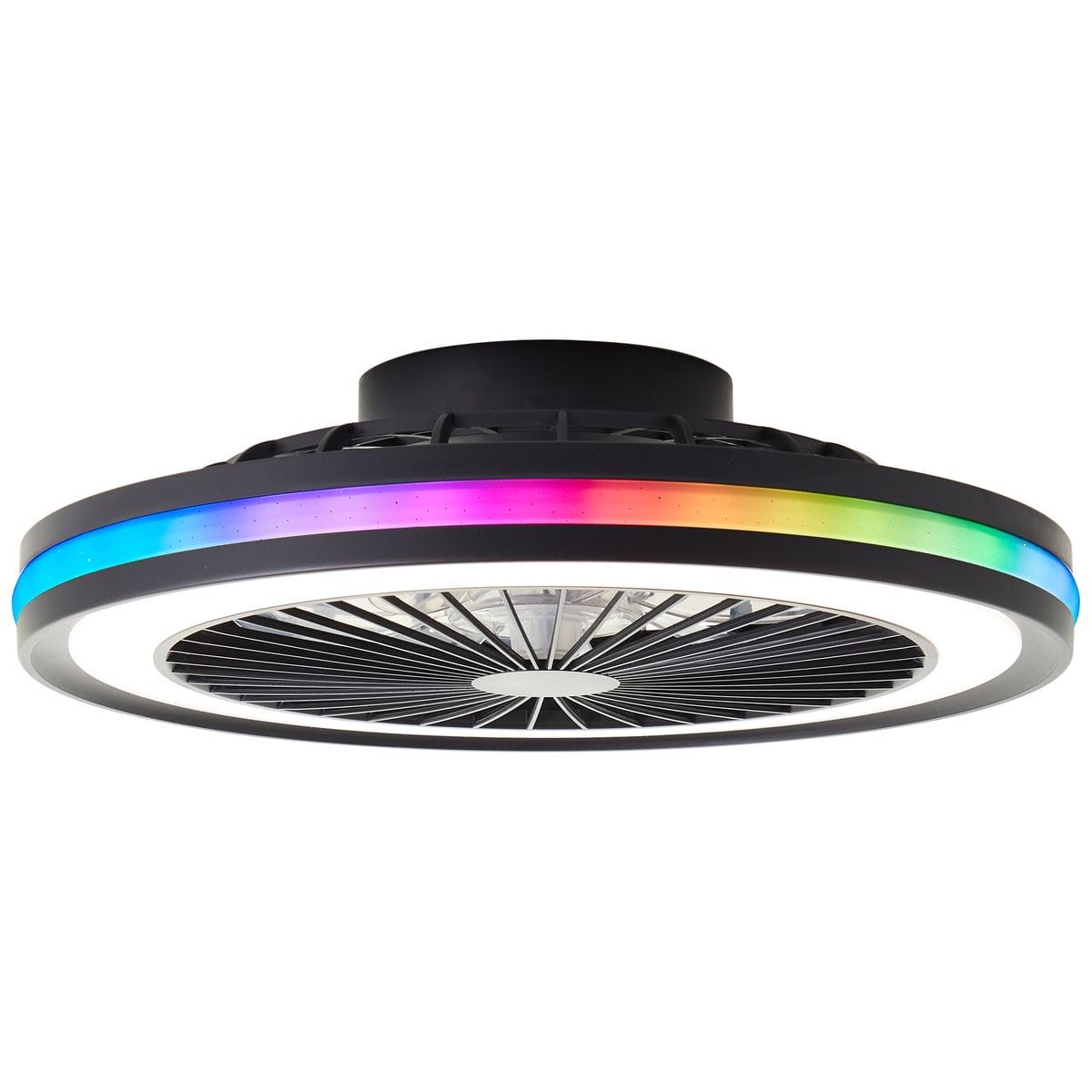 Ventilateur de Plafond  PALMERO 40W LED noir, BRILLIANT