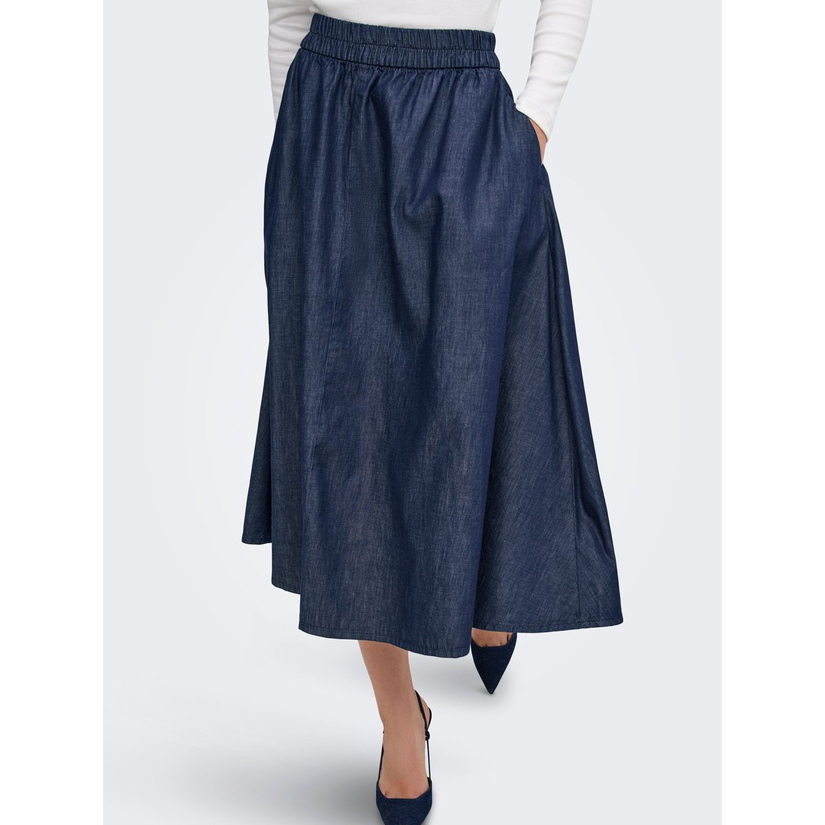 Jupe En Denim dark blue denim, ONLY