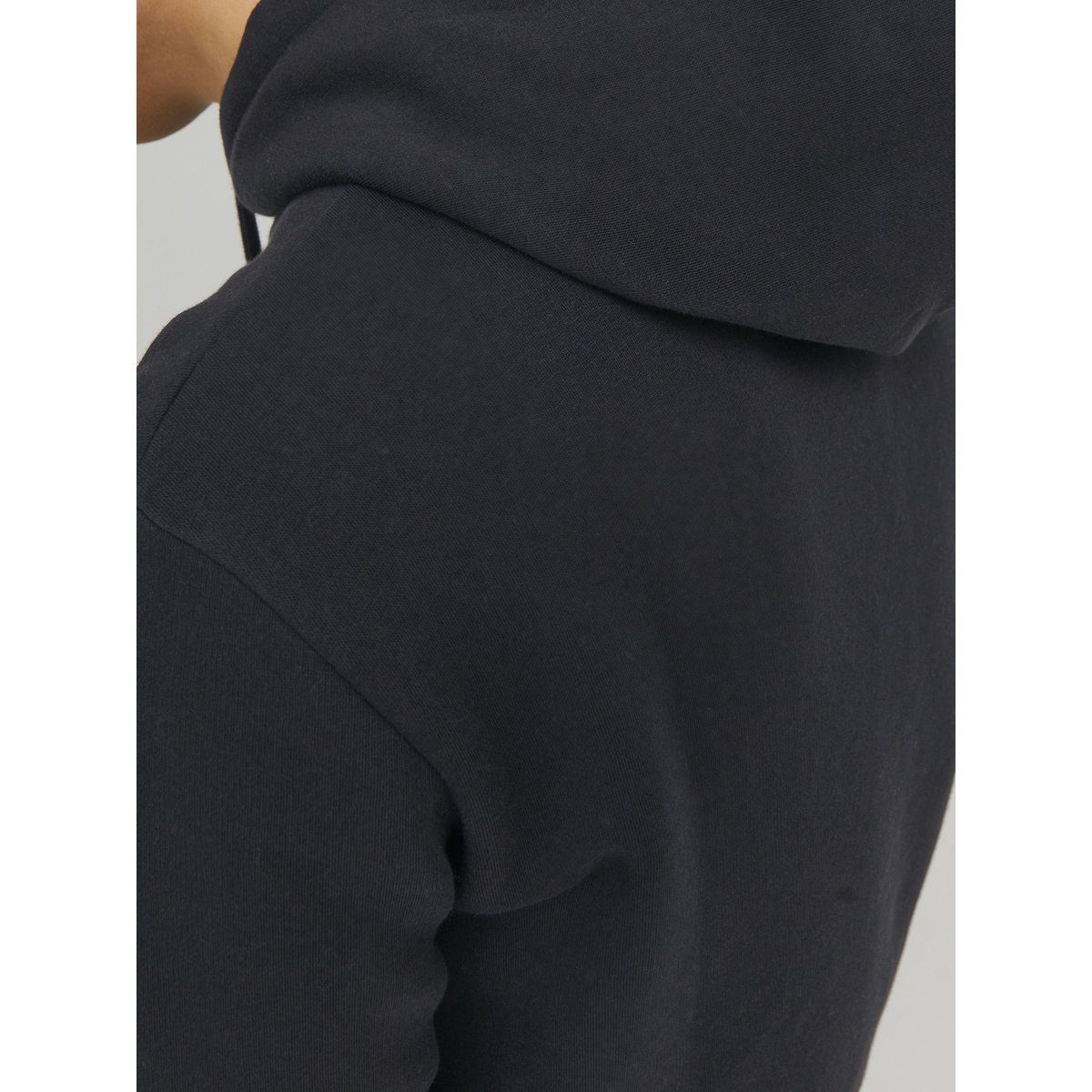 Sweat à capuche avec logo noir, JACK & JONES