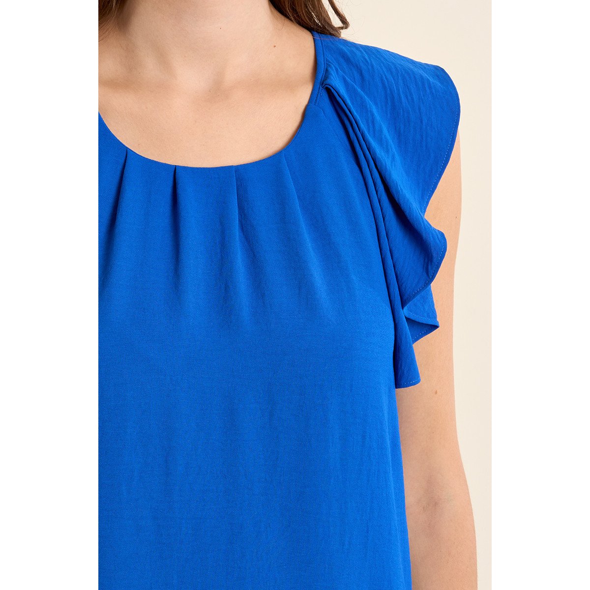 Robe courte, droite cobalt blue, MOLLY BRACKEN