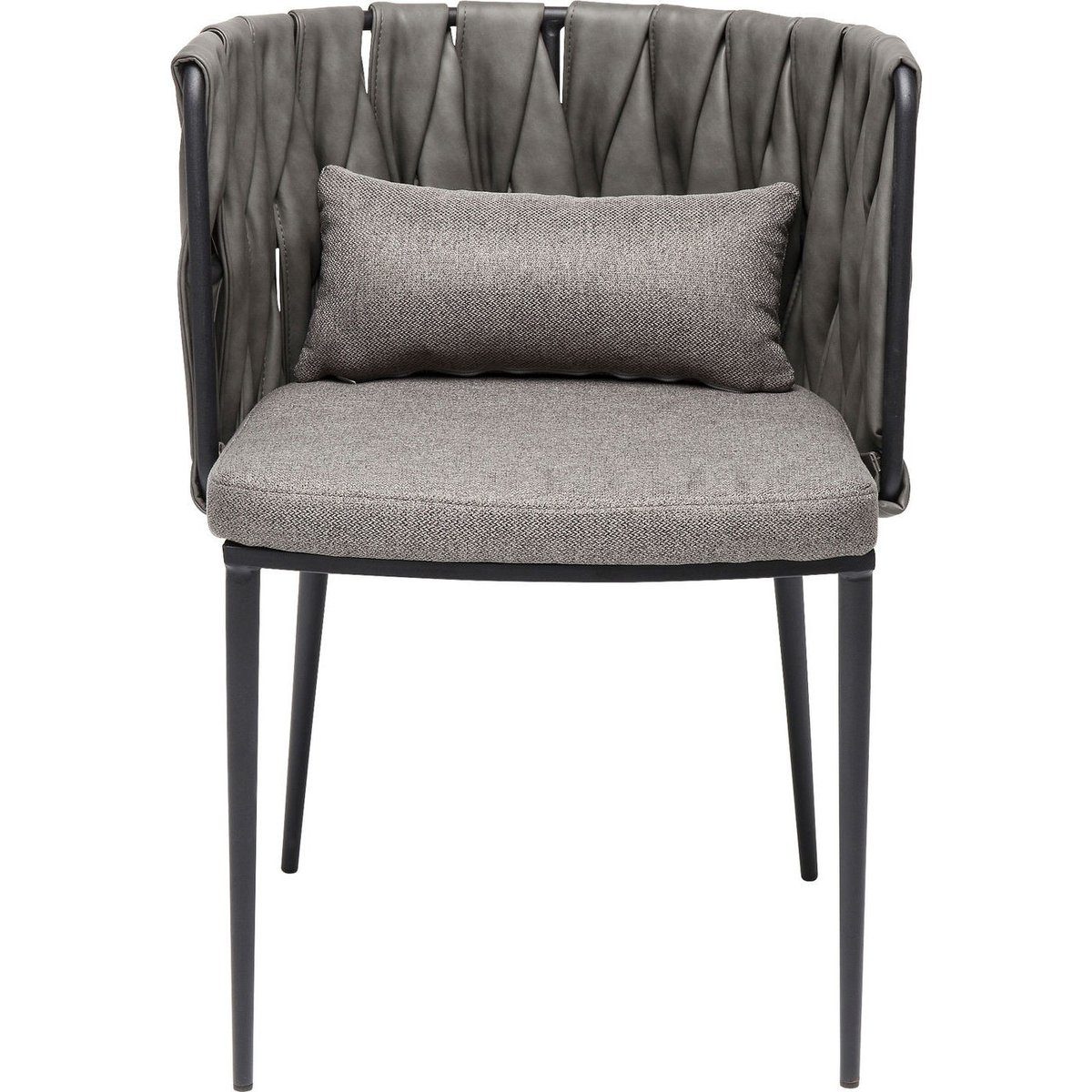 Chaise avec accoudoirs, CHEERIO gris, KARE DESIGN