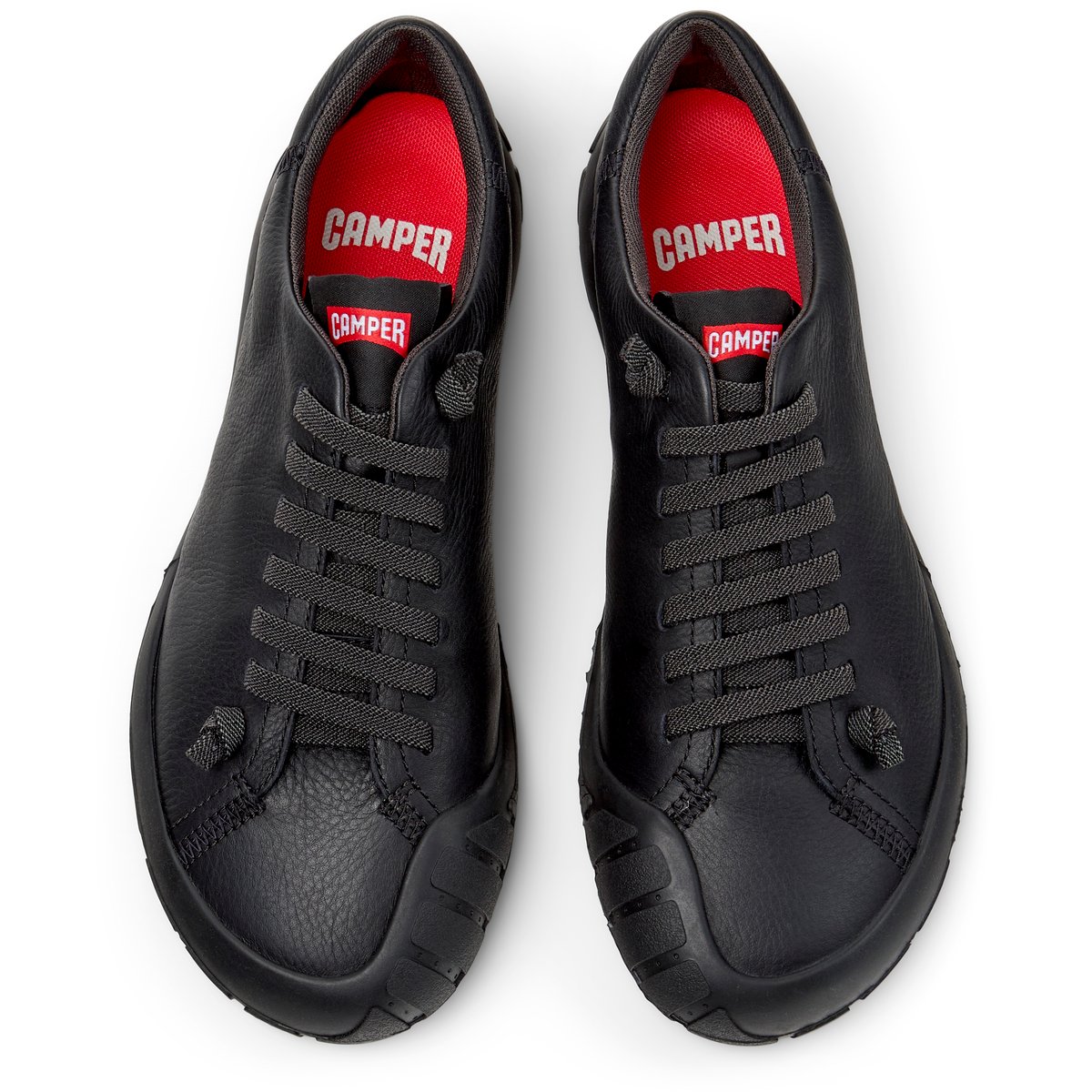 Baskets Peu Path+ Smooth Leather noir, CAMPER