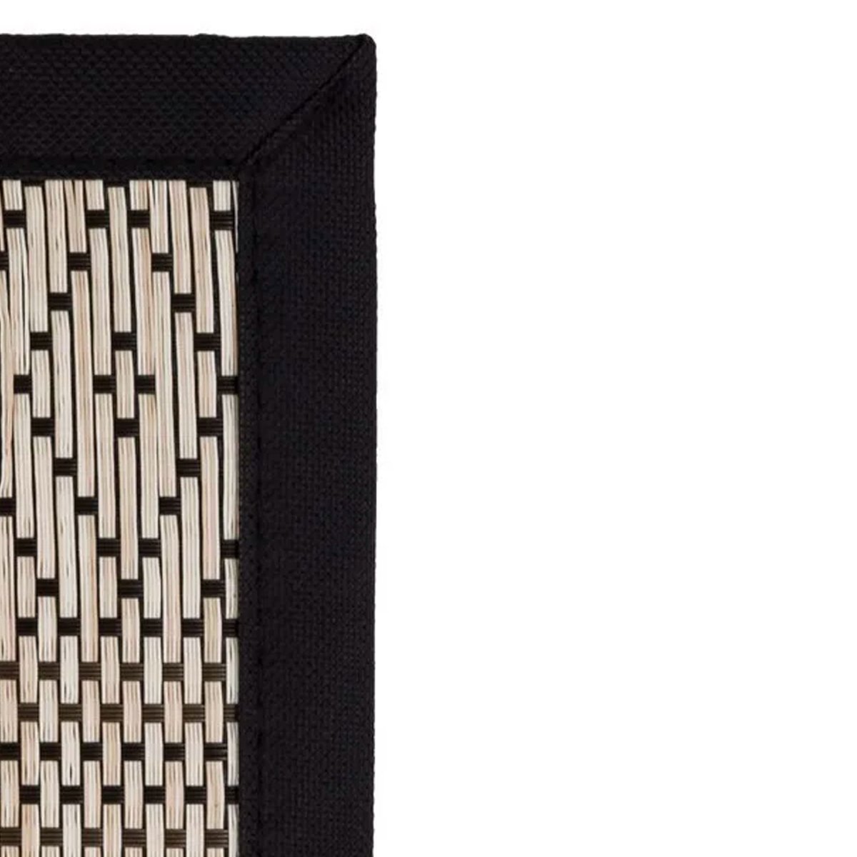 Tapis de couloir motif tribal noir 60x200cm noir, WADIGA