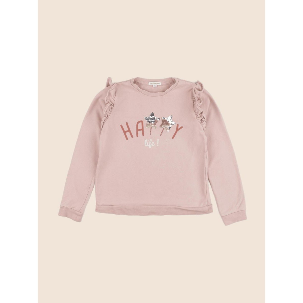 Sweat - Etat satisfaisant rose, VERTBAUDET