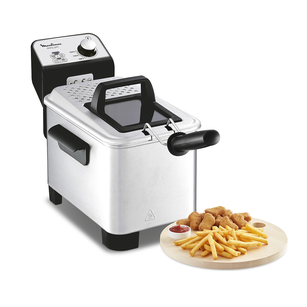 Friteuse Easy Pro AM338070 inox, MOULINEX