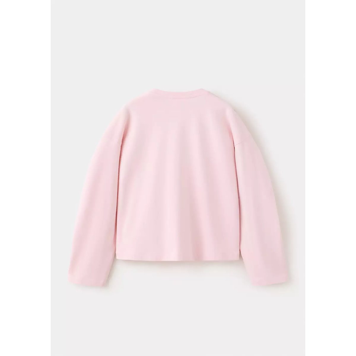T-shirt coupe ample avec plis décoratifs rose, MANGO KIDS