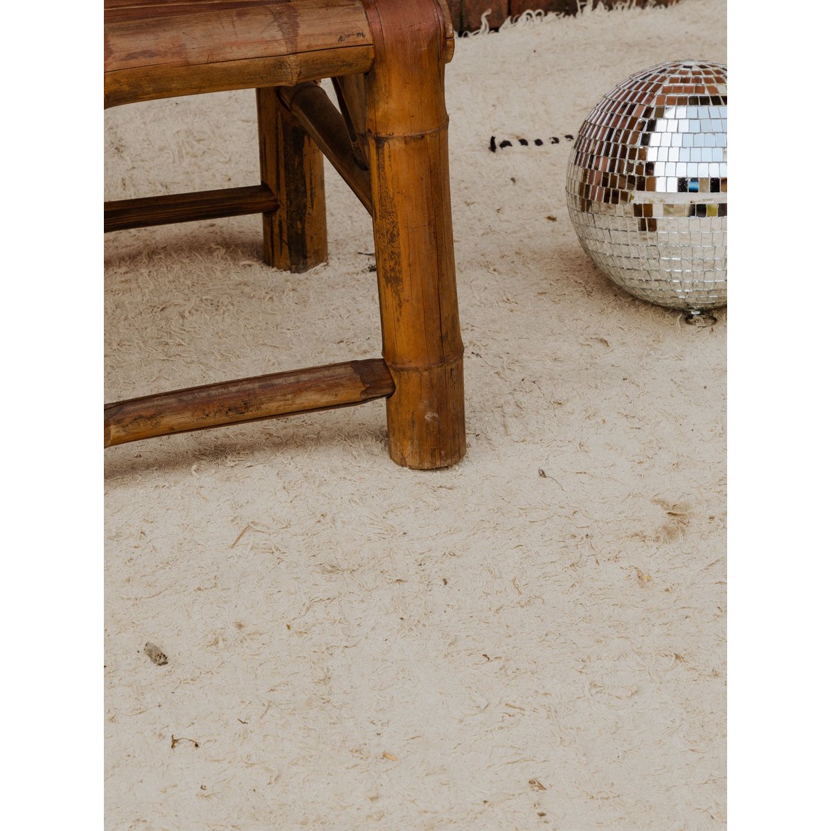 Chaise en bambou Claude N°1679 - Bon état bois clair, DEBONGOUT