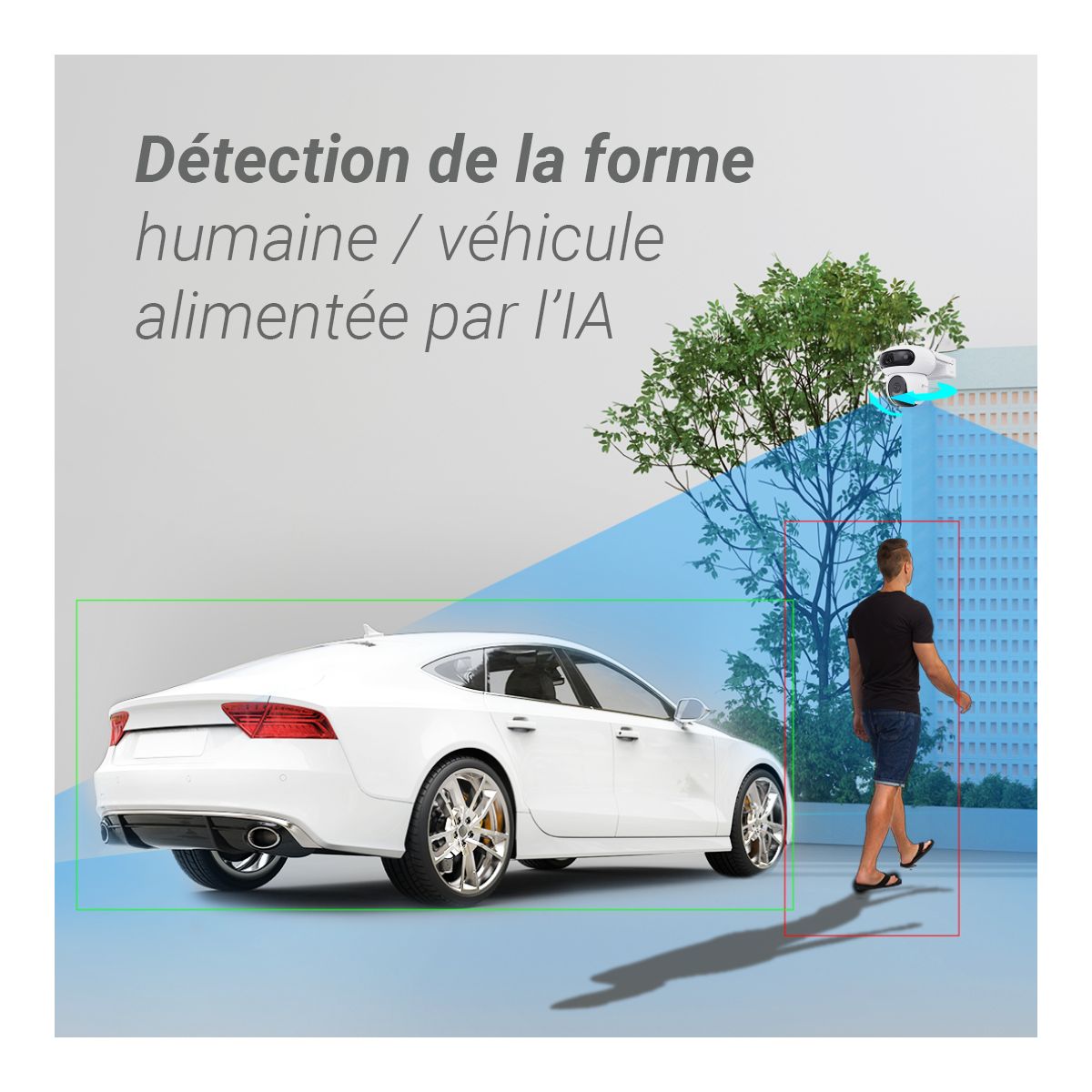 Caméra de surveillance HB90X 4G & Wifi Kit couleur unique, EZVIZ