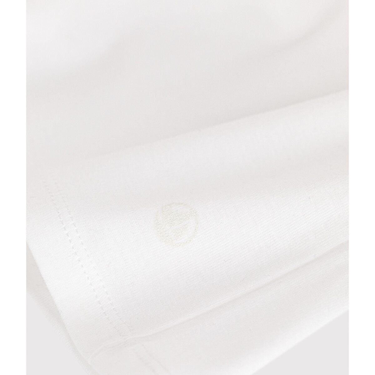 Débardeur col rond sans manches blanc, PETIT BATEAU