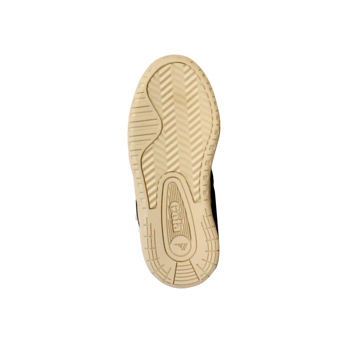 Basket Montante Cuir Talon blanc/vert/marine, GOLA