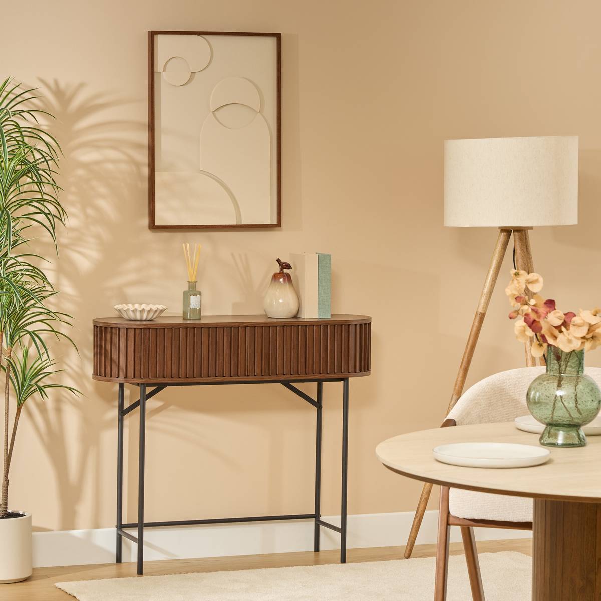Console rectangulaire ALCOVE marron, ATMOSPHERA