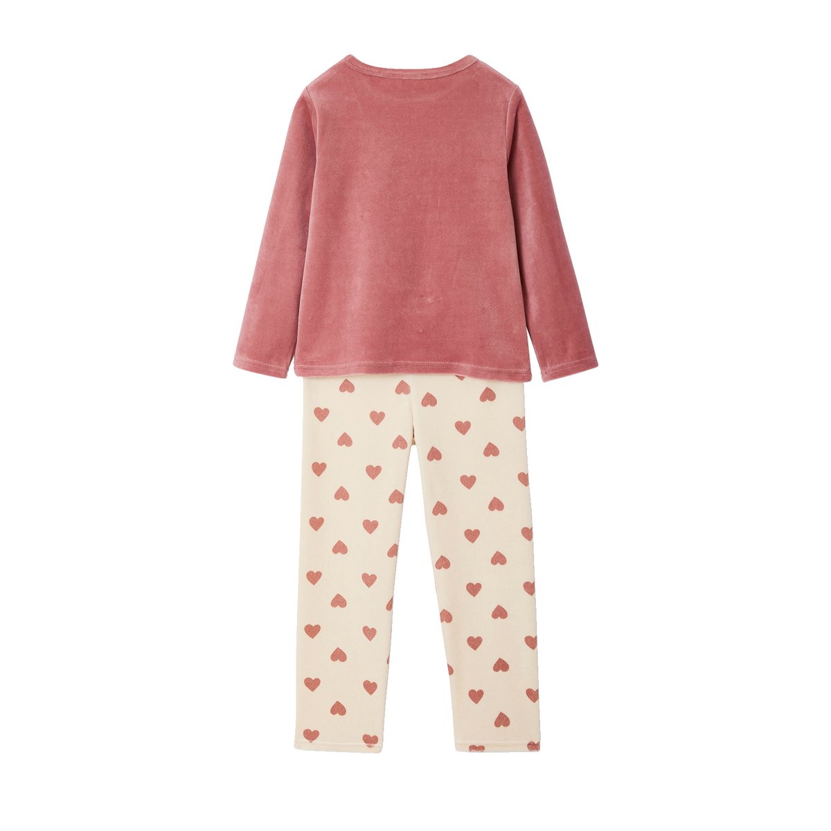 Pyjama Pat'Patrouille en velours rose/écru, VERTBAUDET