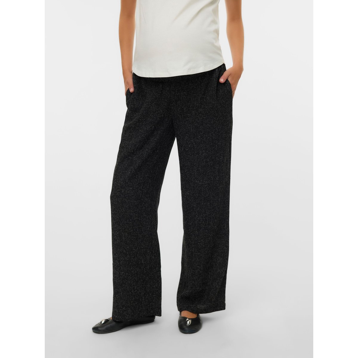 Pantalon À Jambe Large noire - black, MAMA LICIOUS