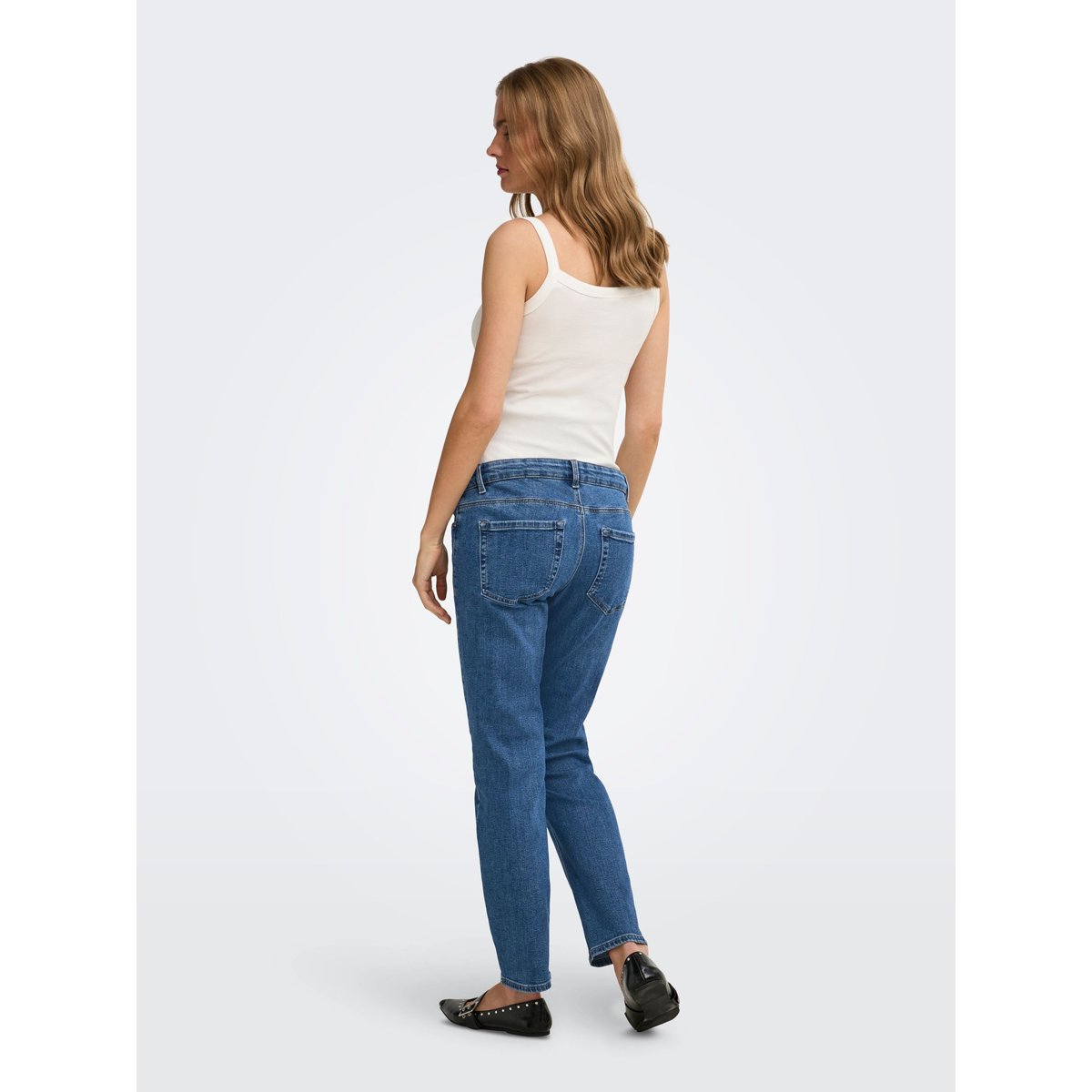 Jean Coupe Droite medium blue denim, ONLY