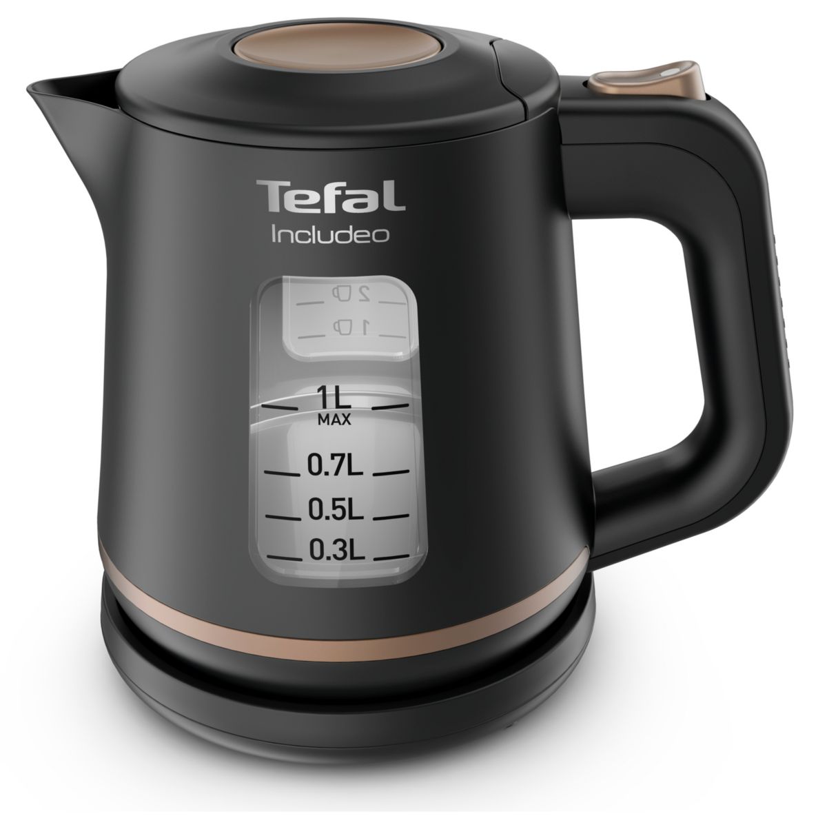 Bouilloire KI533811 INCLUDEO noir, TEFAL