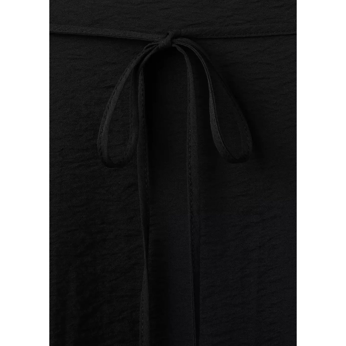 Jupe longue nœud gris anthracite, MANGO TEEN