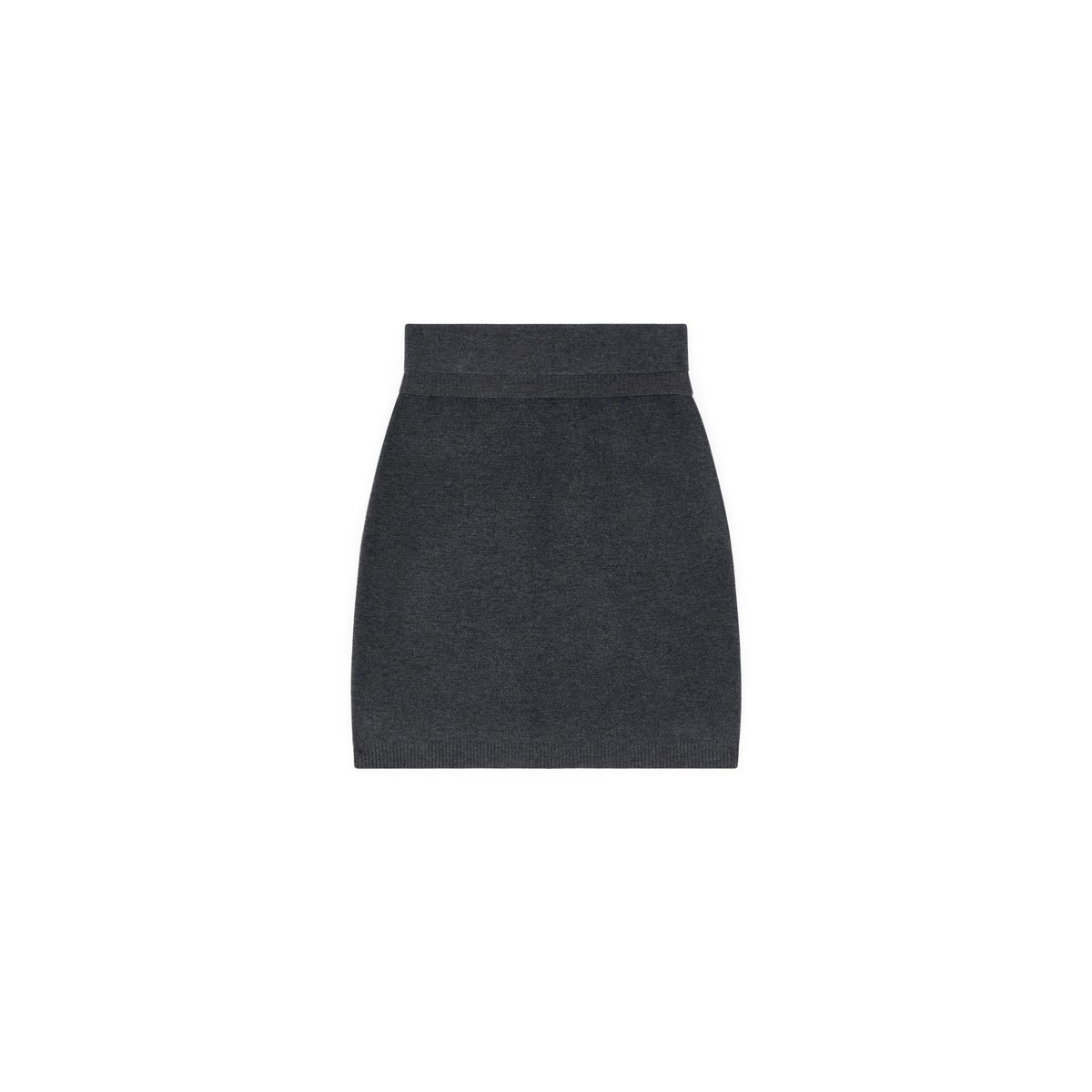 Jupe courte en maille gris foncé, RODIER