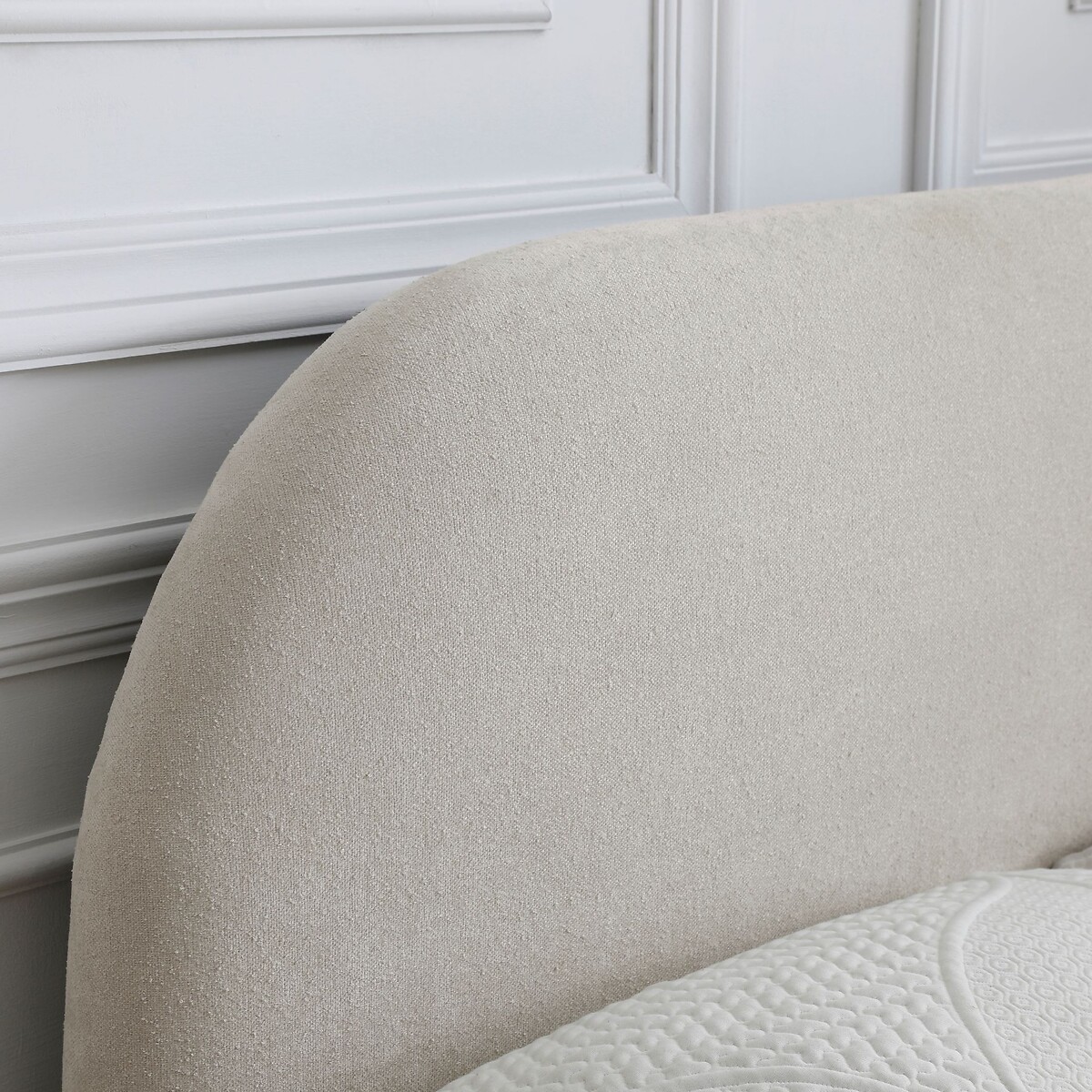 Noelle Boucle Upholstered Bed natural, SO'HOME