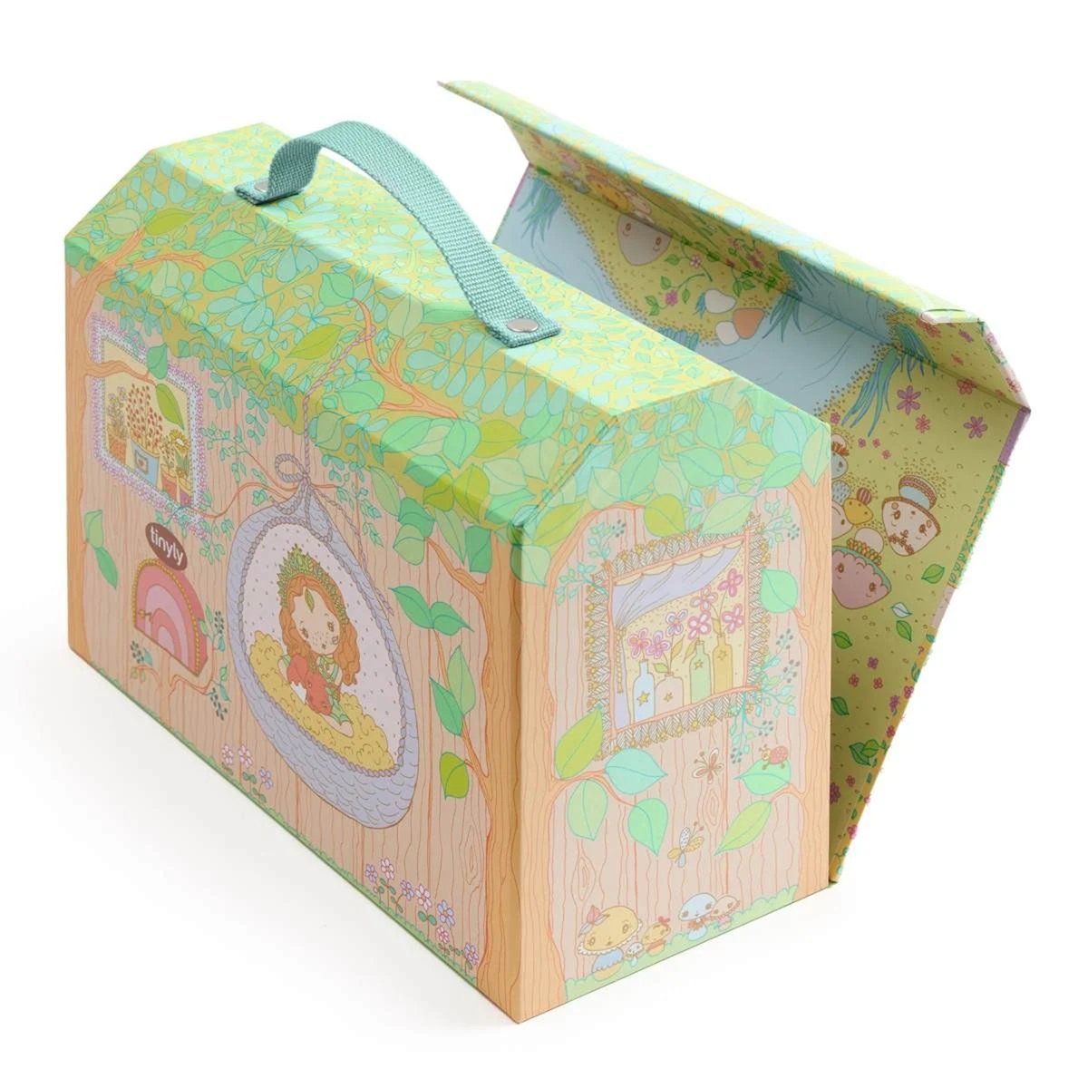 Maison des bois de Sylvia & fox- FSC MIX multicolore, DJECO