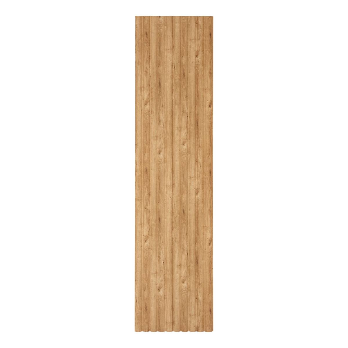 Lot de 2 panneaux décoratifs effet bois 120x30cm ALCOV beige, ATMOSPHERA