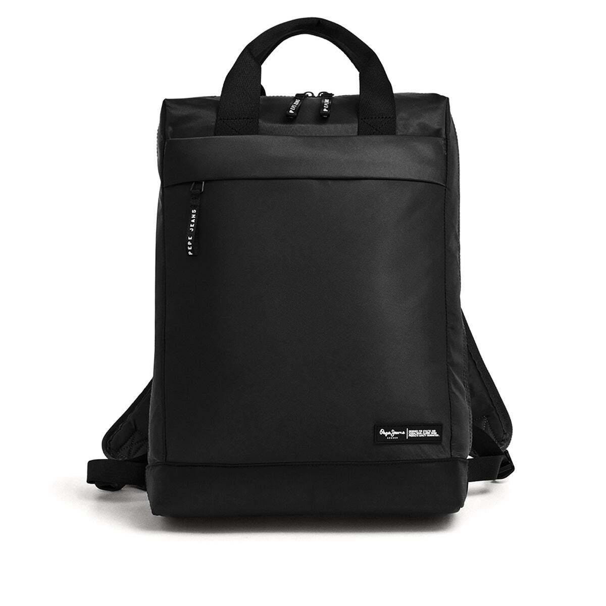 Sac À Dos Pour Ordinateur Portable Avec Fermeture Éclair noir, PEPE JEANS