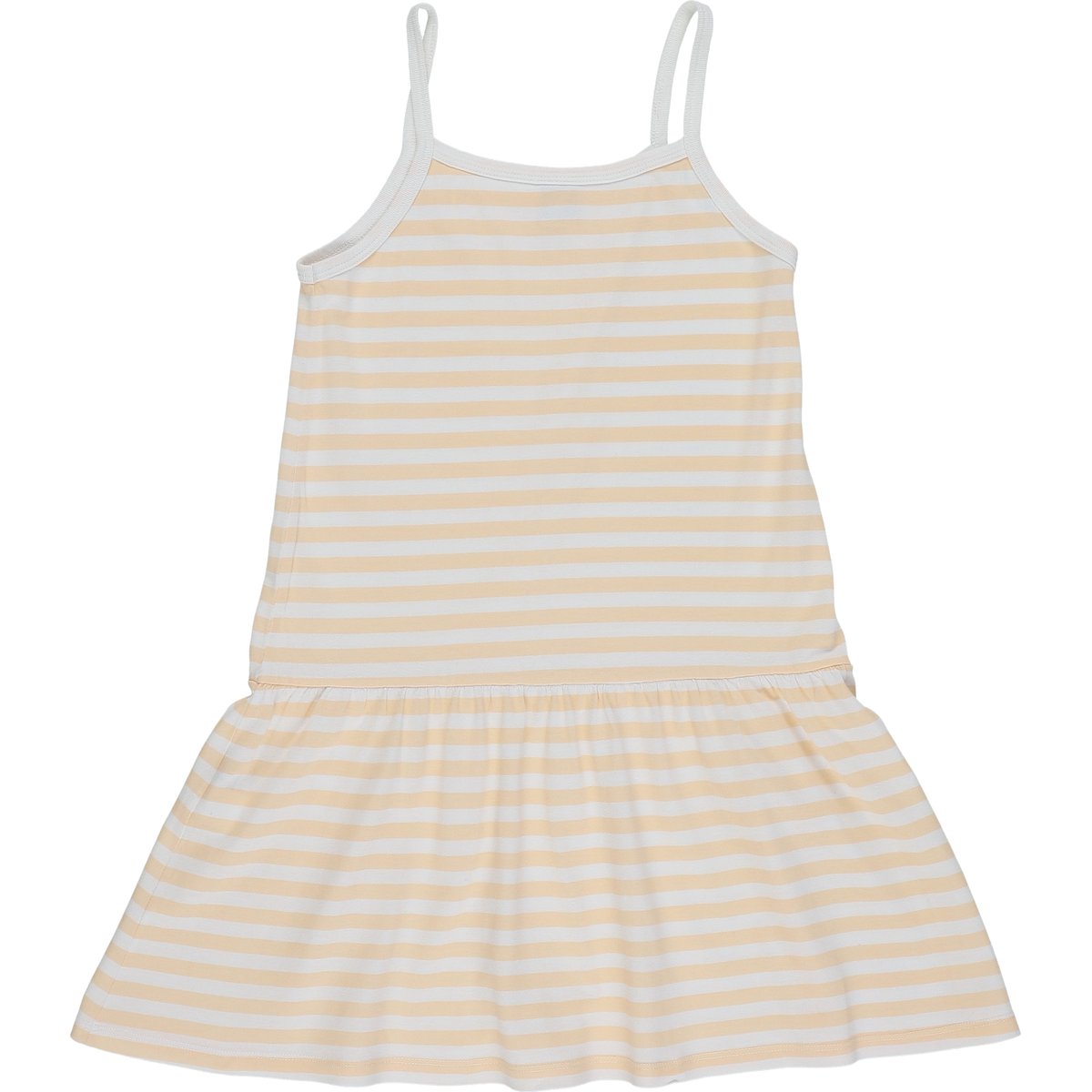 Robe bretelles - Très bon état beige;blanc, PETIT BATEAU