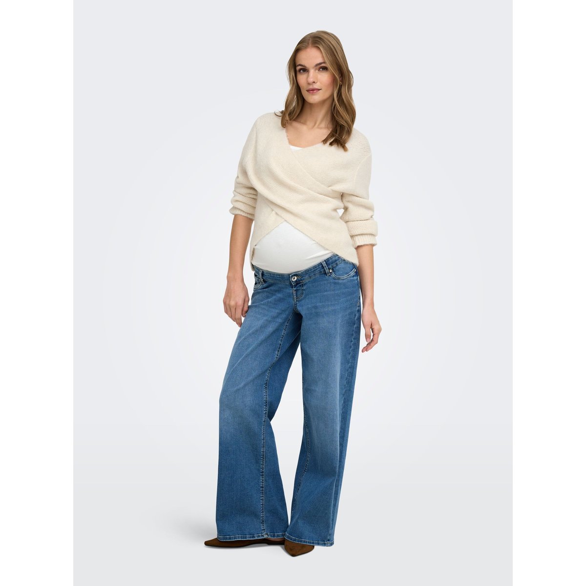 Pull En Maille birch 1, ONLY