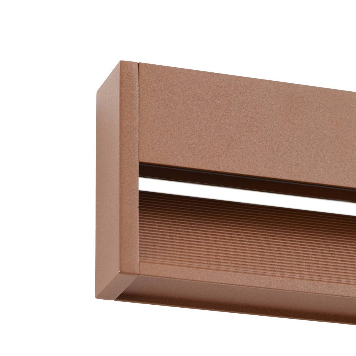 Applique extérieure en aluminium moderneLED rouille, LUCANDE